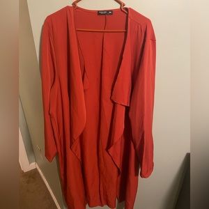 Plus open front coat.  Never worn.